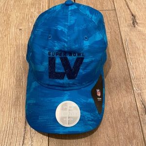 SUPER BOWL LV unisex blue adjustable cap